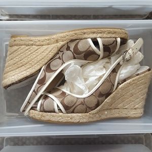 Vintage Coach Wedges, Worn Once!